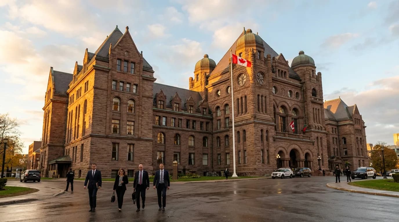 Ontario Legislature building at Queens Park