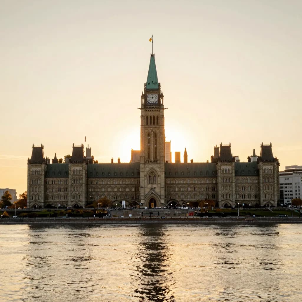 Atmospheric view of clinical building in Ontario
