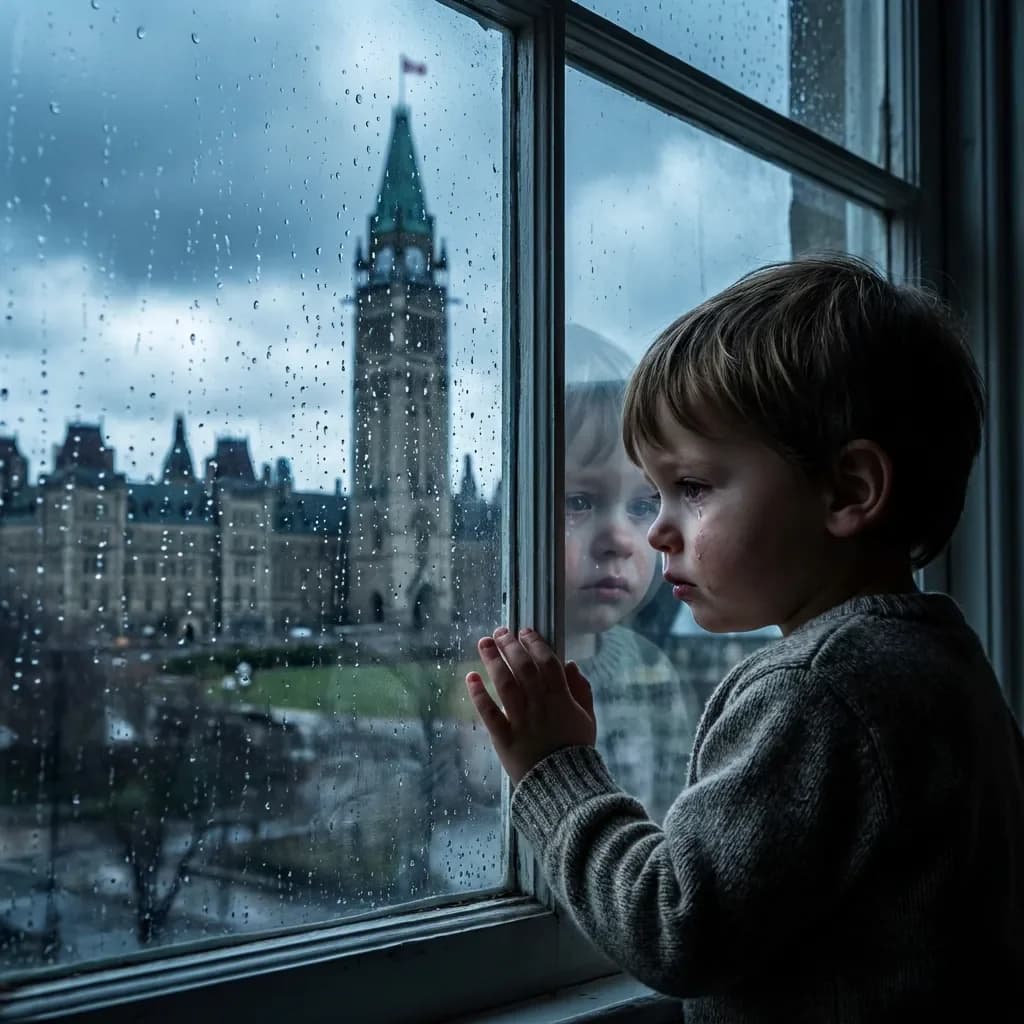 Moody Ottawa skyline representing the autism waitlist crisis