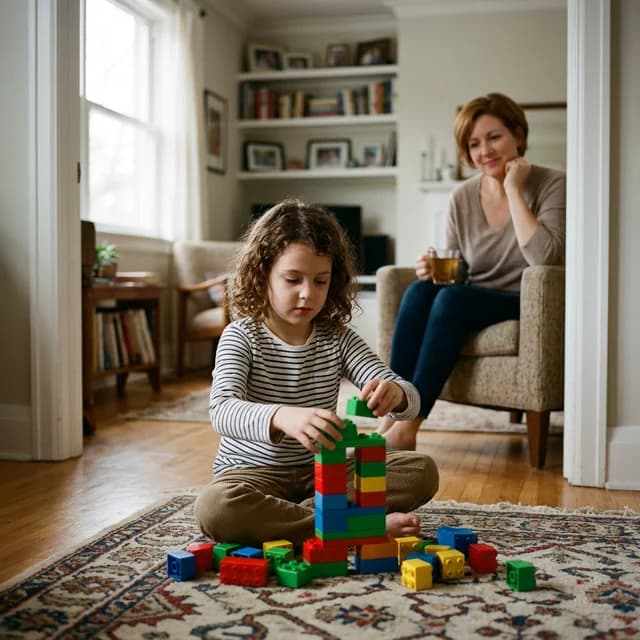 Child receiving speech therapy support for autism in Ontario